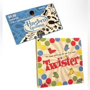 Hasbro Twister Holiday Ornament - Red, Green, Blue